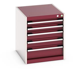 40018131.** Cabinet consists of 2 x 75mm, 2 x 100mm and 1 x 150mm high drawers 100% extension drawer with internal dimensions of 400mm wide x 400mm deep. The drawers...